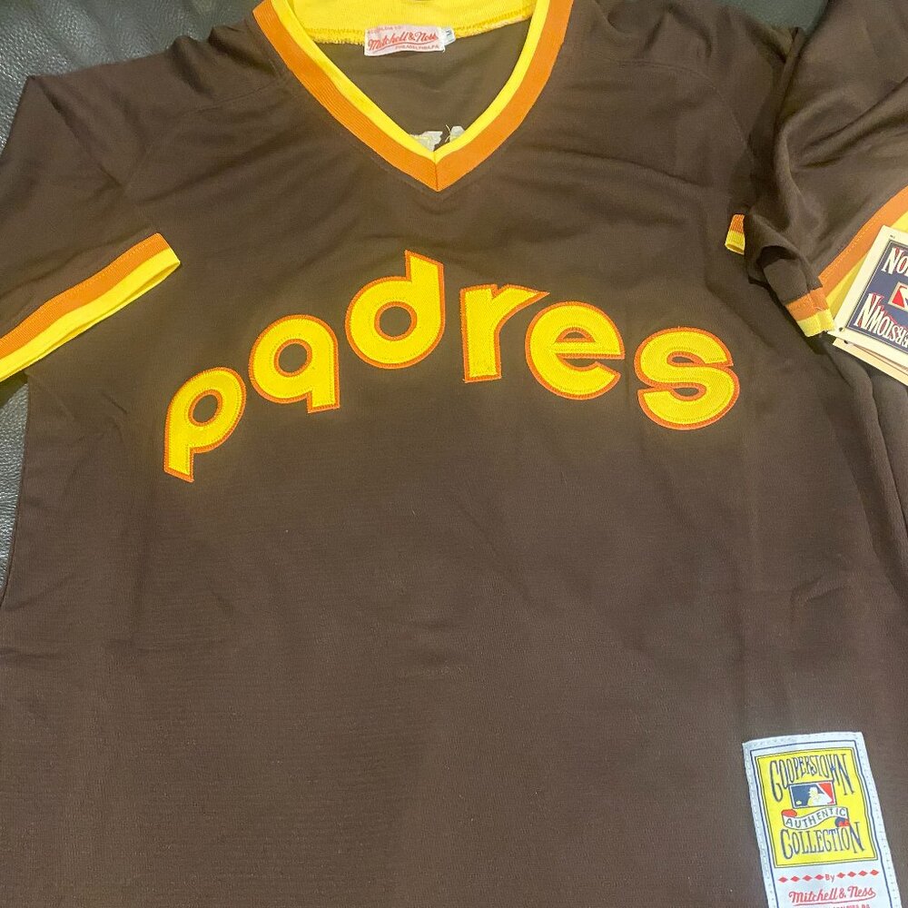 Mitchell and Ness SAN DIEGO PADRES TONY GWYNN Men's JERSEY Sz M,L,XL,2XL NWT - Picture 3 of 5